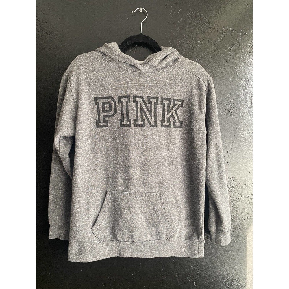 PINK Victoria's Secret Women's Hoodie Sweatshirt‎ Size XS Lounge Gray